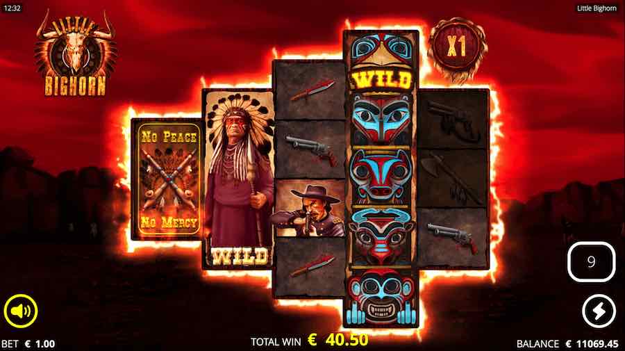 The Little Bighorn Video Slot Includes Two Bonus Features 