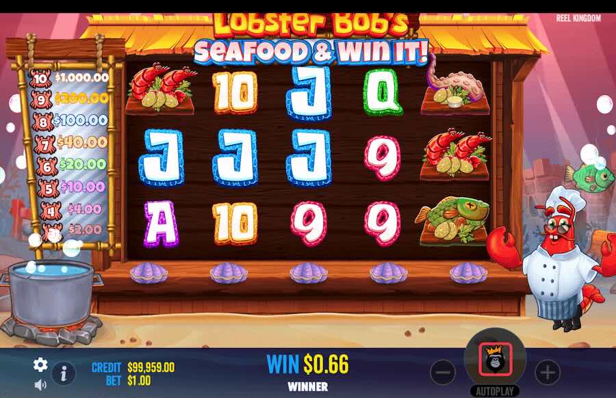 Lobster Bob's Seafood & Win It Slot Free Spins Feature