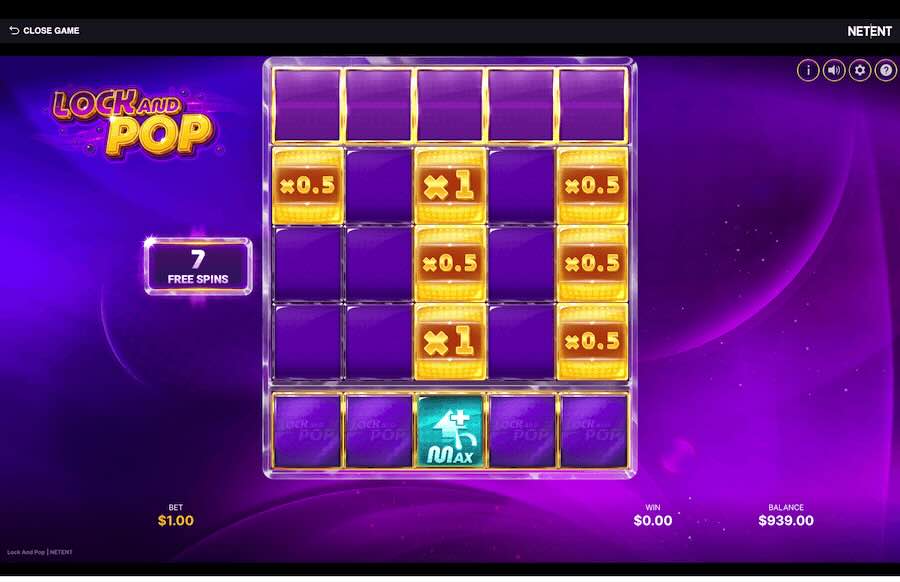 Lock And Pop Slot Free Spins Feature 