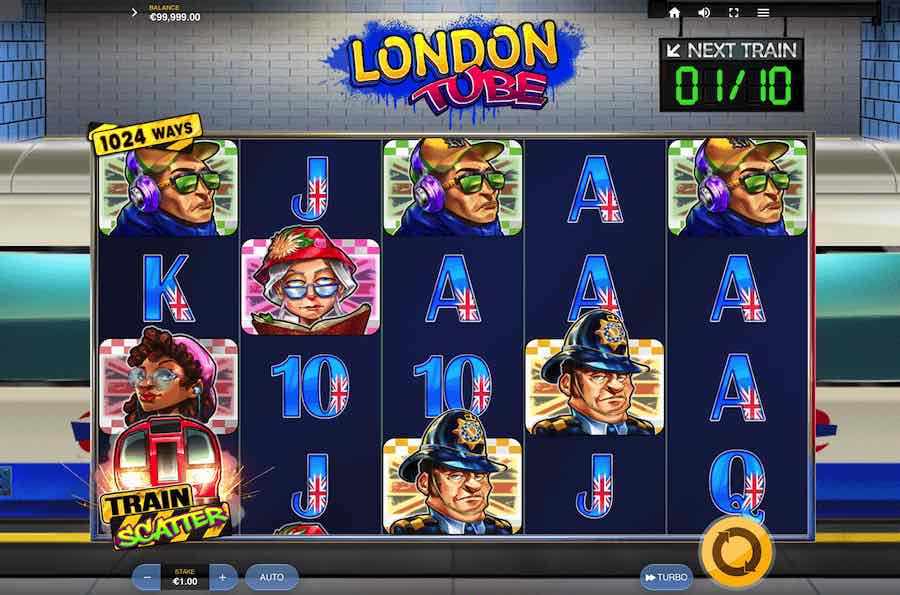 London Tube Slot Base Game