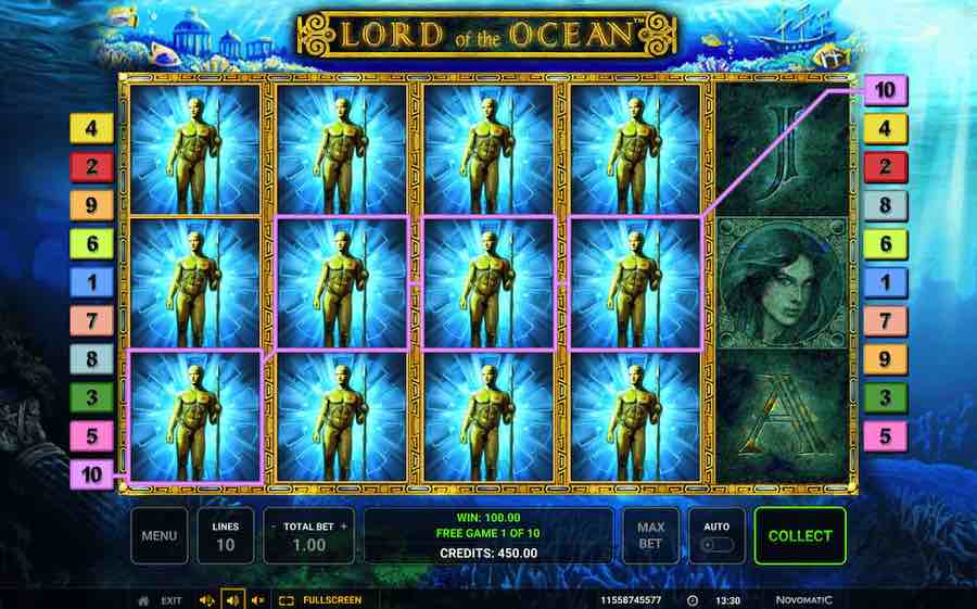 Lord Of The Ocean Slot Free Spins Feature