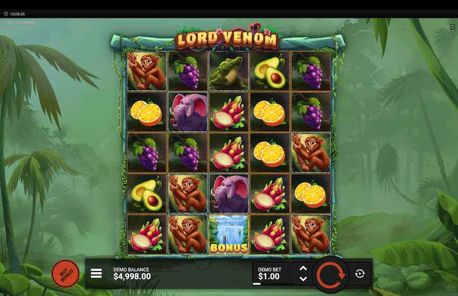 Lord Venom Slot Base Game