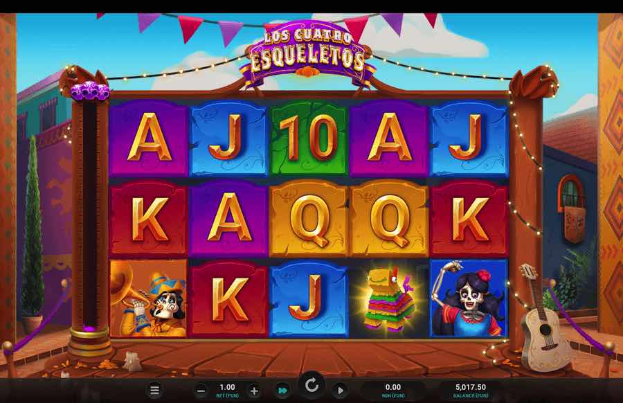 Los Cuatro Esqueletos Slot Base Game