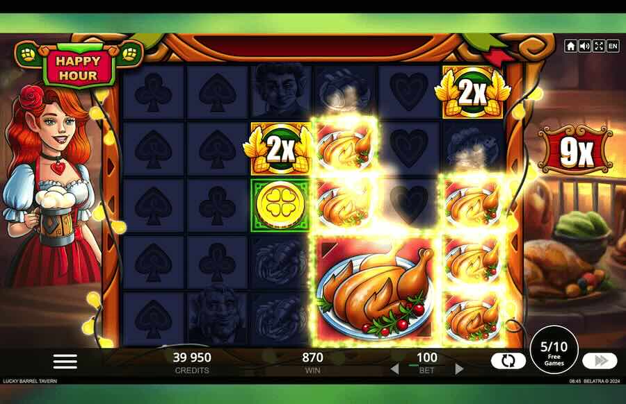 Lucky Barrel Tavern Slot Free Spins Feature