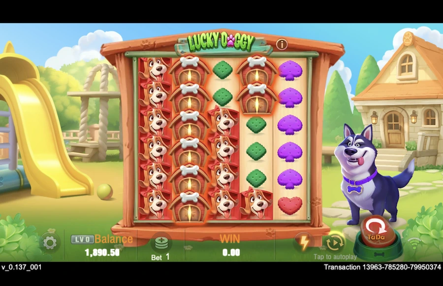 Lucky Doggy slot bonus feature