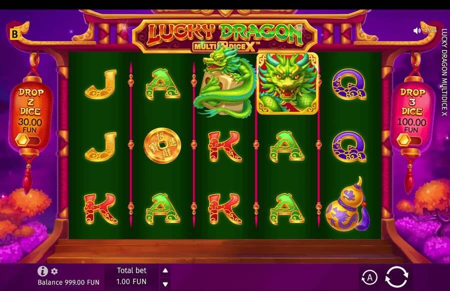 Lucky Dragon Multidice X Slot Base Game 