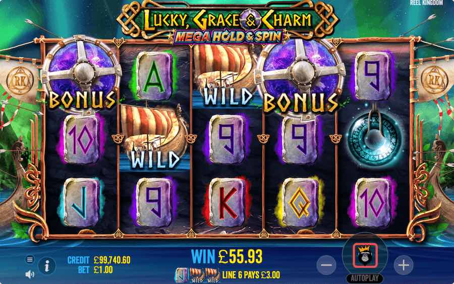 All Wins During The Free Spin Feature On Lucky Grace And Charm Slot Will Be Multiplied By 3, And If They Involve A Wild, Then By X6