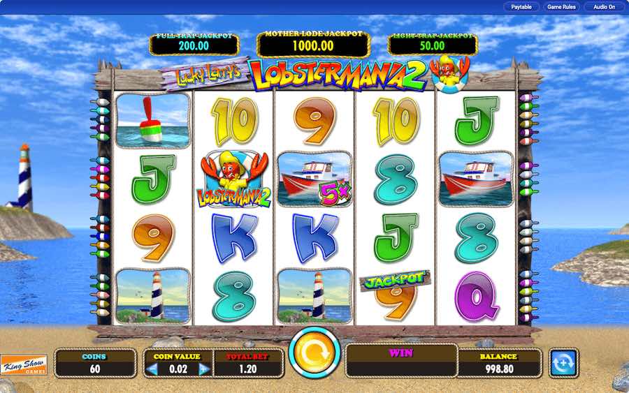 Lucky Larry's Lobstermania 2 Slot Base Game