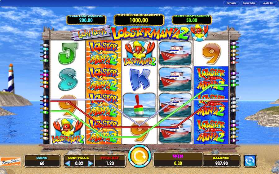 Lucky Larry's Lobstermania 2 Slot Free Spins Feature