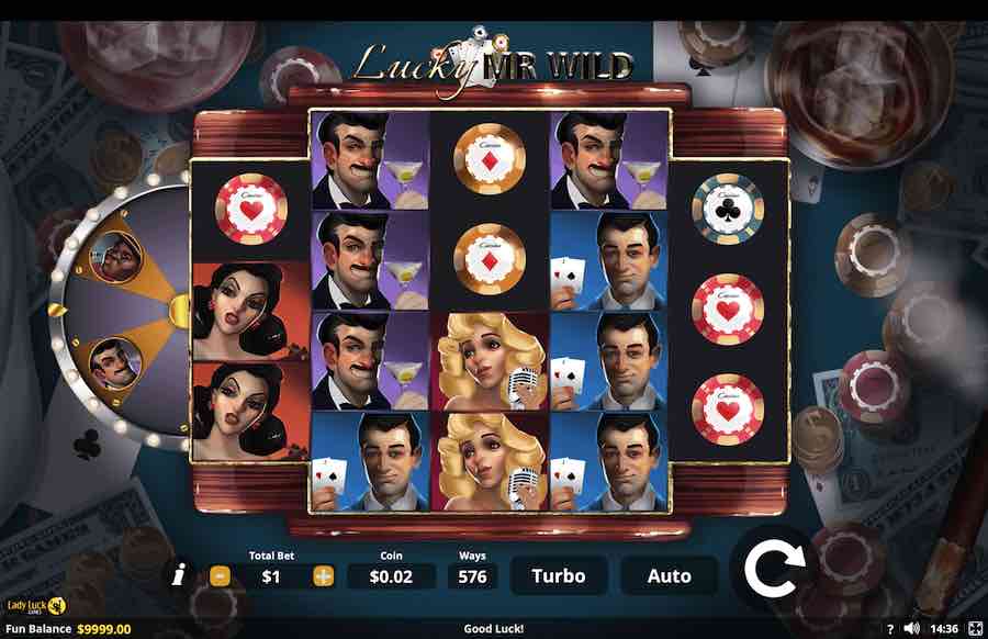 Win Across 576 Paylines In The Lucky Mr Wild Online Slot From Provider Lucky Lady Games