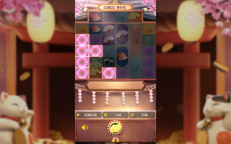 Lucky Neko Slot Base Game