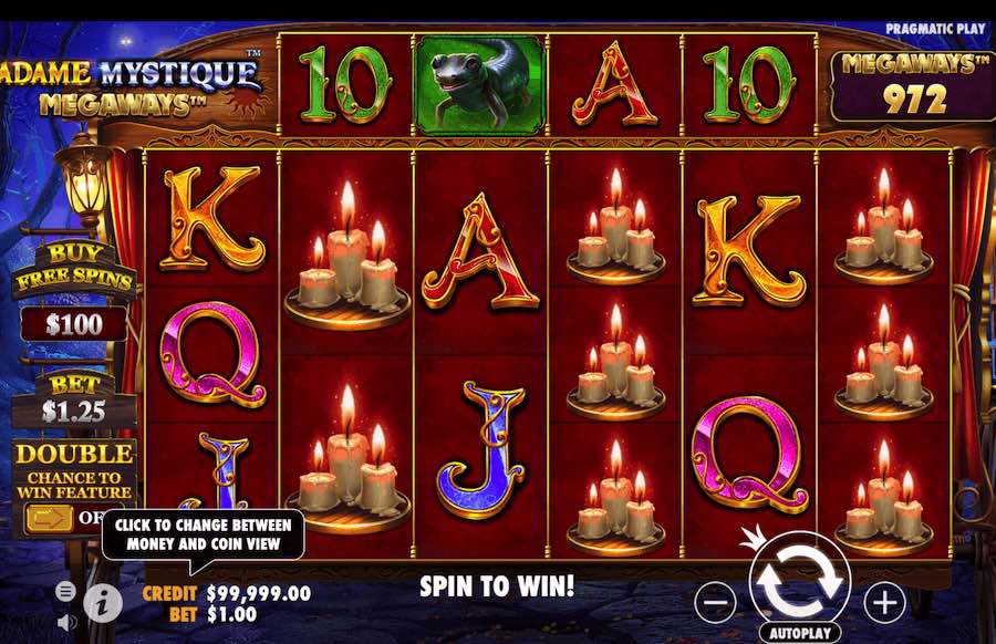 Madame Mystique Megaways Slot Base Game