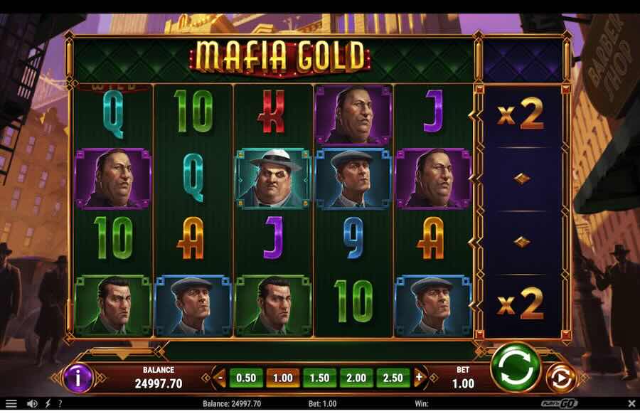 Mafia Gold Slot Base Game 