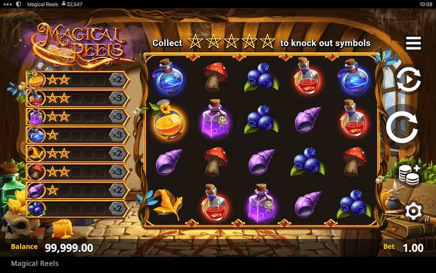 Microgaming's Magical Reels Online Slot Features 5 Reels, 20 Paylines, And Wins Up To A Maximum Of 11,750x Bet