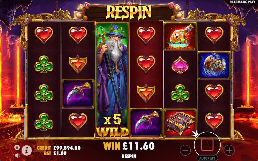 Magician's Secrets Slot Free Spin Feature