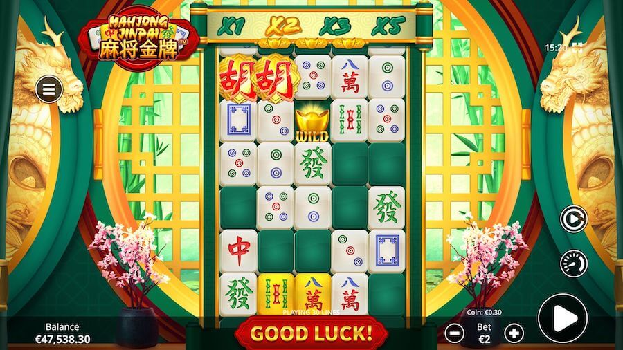 Play With 5 Reels, Up To 7,776 Paylines, And Win A Maximum Of 10,000x Your Bet In Majhong Jinpai Online Slot From Skywind