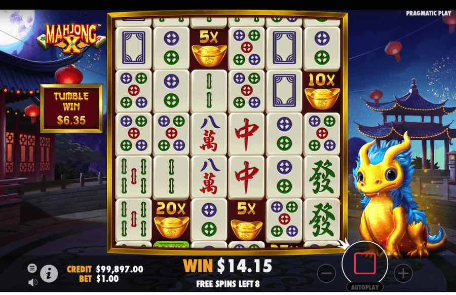 Mahjong X Free Spins Feature 