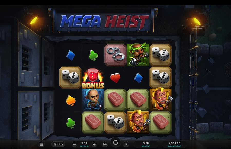 Mega Heist Slot Base Game