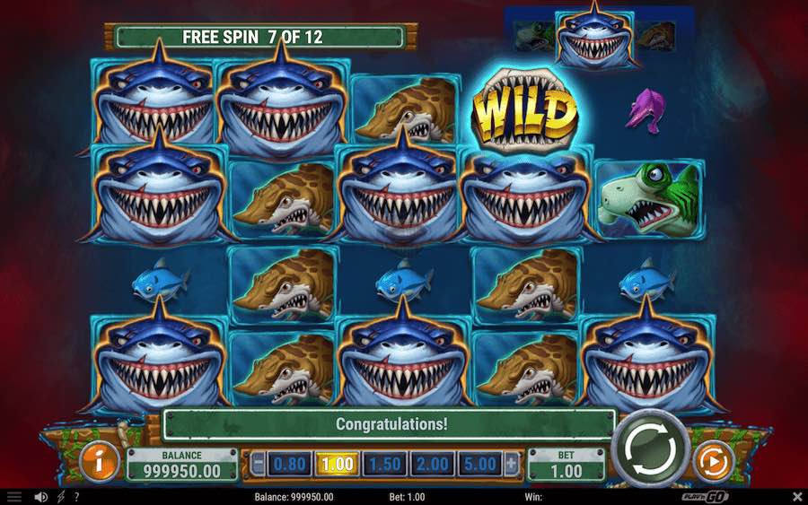 Land 3 Or More Scatter Symbols To Trigger The Shark Fest Free Spins Bonus On Mega Don Video Slot