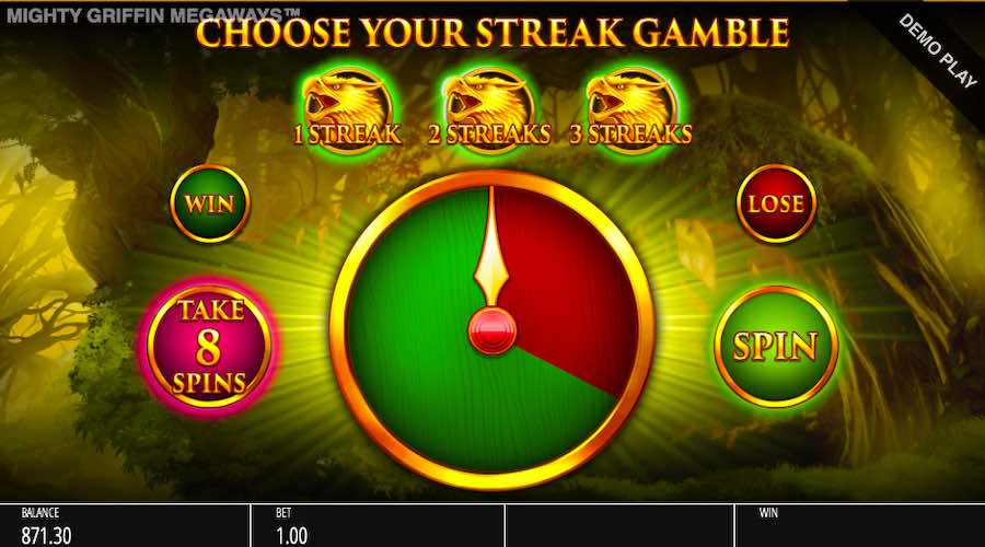 Choose To Gamble For More Streaks Or Collect Your Free Spins And Play The Feature