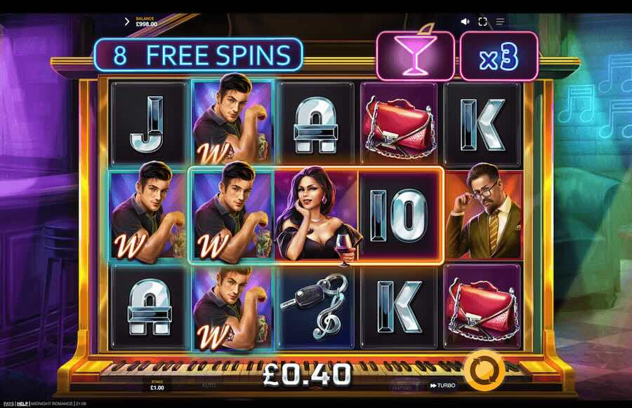 Midnight Romance Slot Free Spins Feature 