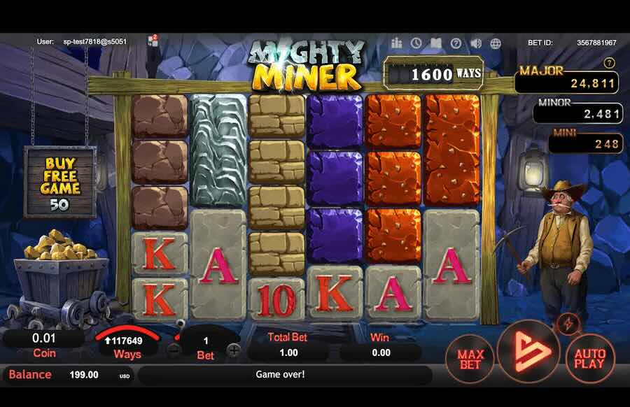 Mighty Miner Slot