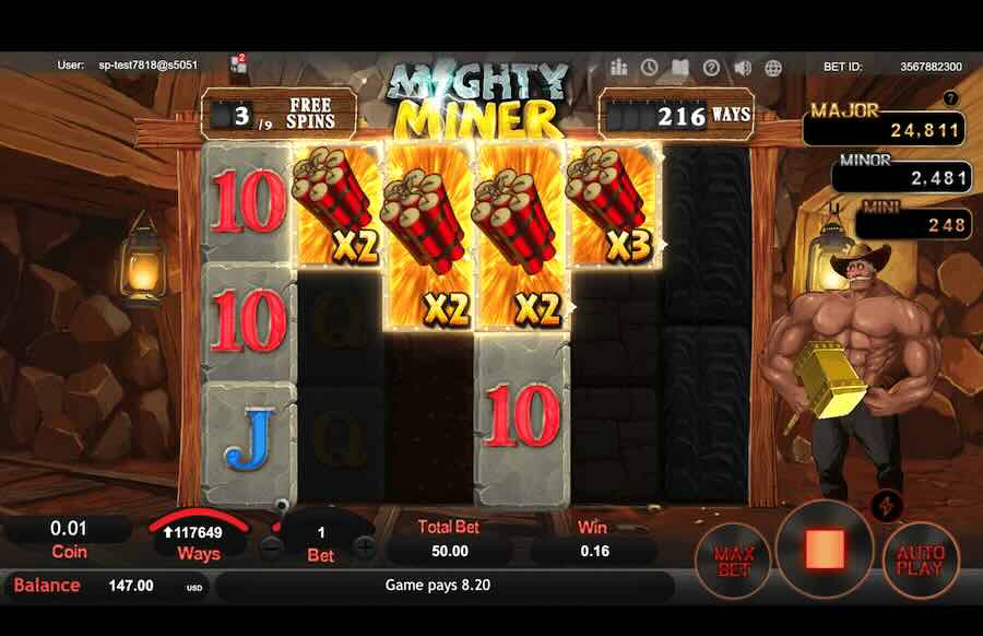 Mighty Miner Slot