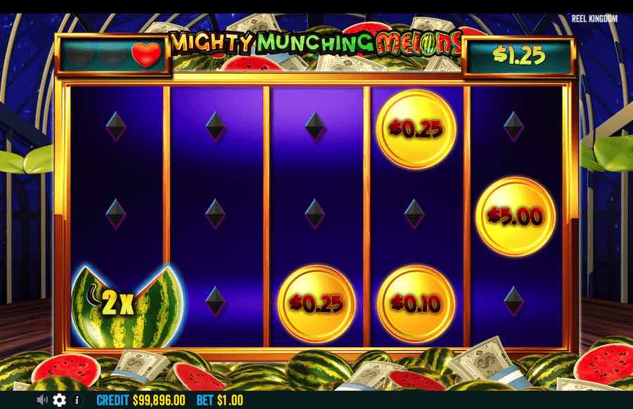 Might Munching Melons Slot Free Spins Feature 