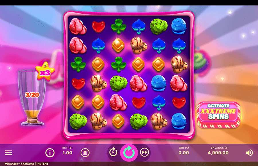 Milkshake Xxxtreme Slot Base Game