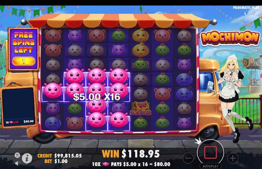 Mochimon Slot Free Spins Feature