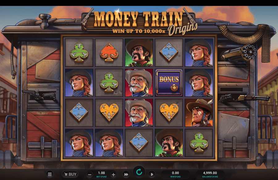 Money Train Origins Dream Drop Slot Base Game