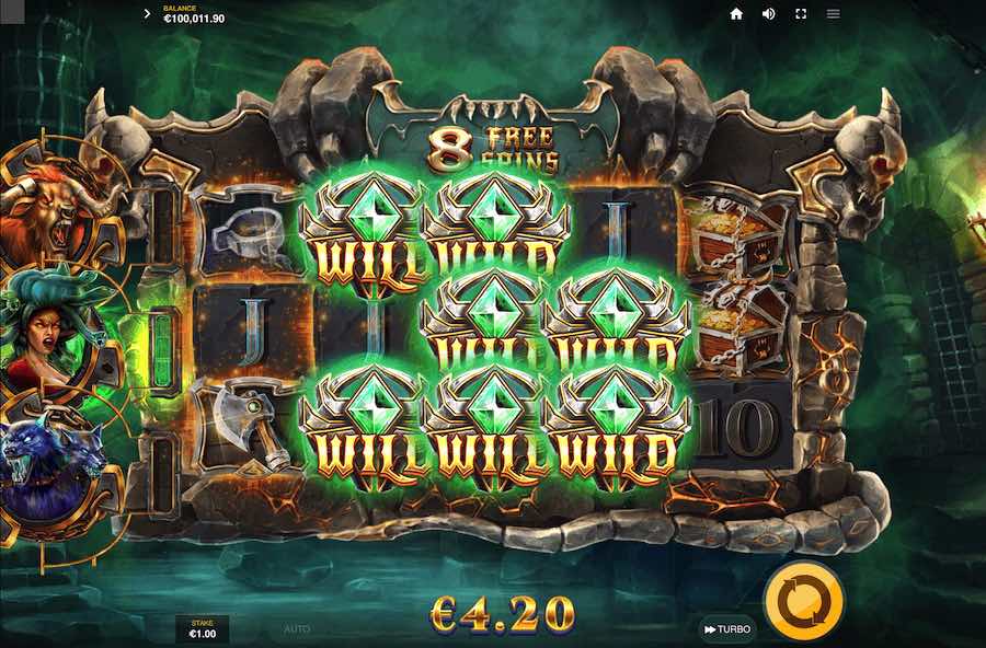 Monsters Unchained Slot Free Spins Feature 