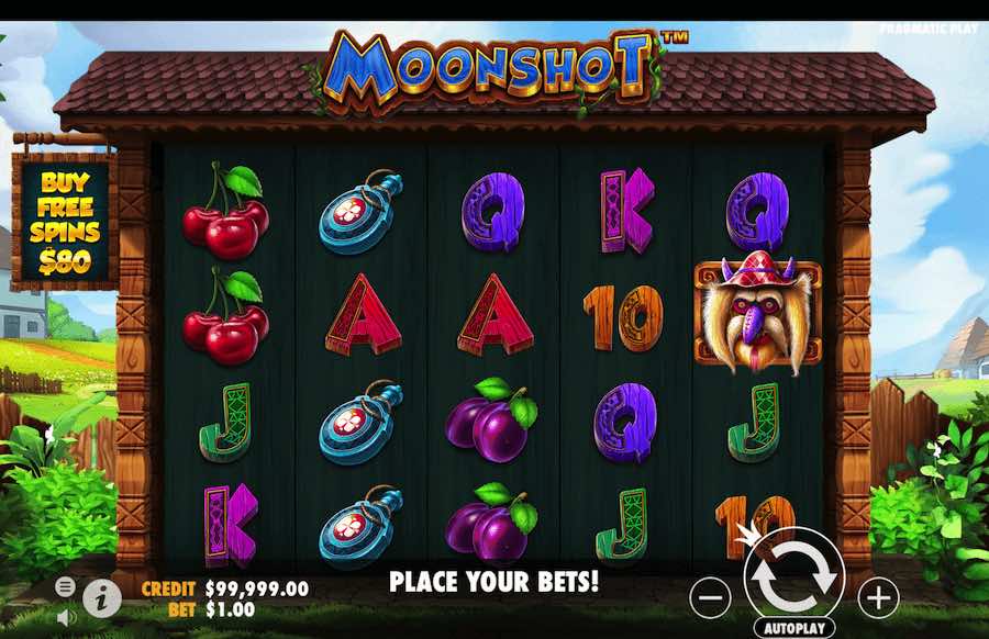 Moonshot Slot Base Game