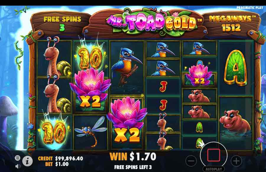 Mr Toad Gold Megaways Free Spins Feature 