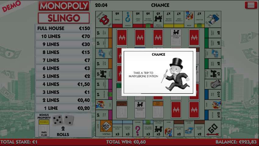 Additional Features May Be Triggered Throughout Gameplay On Monopoly Slingo