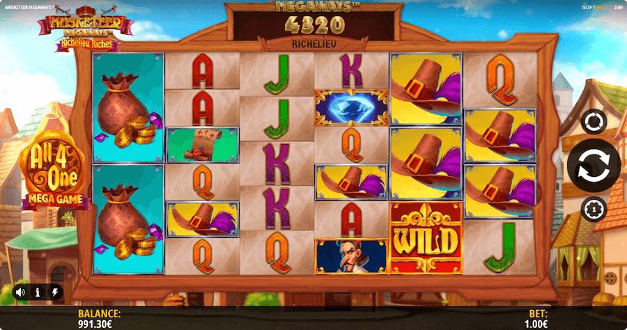 Play With 6 Reels, 117,649 Paylines, And Win Up To 50,000x Your Bet On Isoftbet's Musketeer Megaways Online Slot