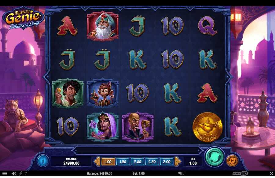 Mystery Genie Slot Base Game 