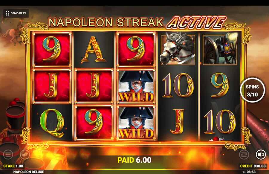 Napoleon Deluxe Slot Free Spins Feature