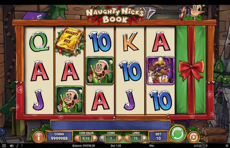 Naughty Nick's Book Slot Base Game