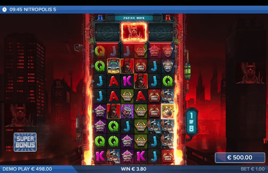 Nitropolis 5 Slot Free Spins Feature