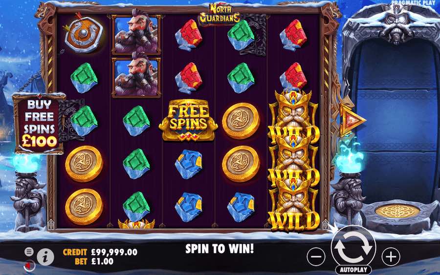 Play With 5 Reels, 50 Paylines, And Win Up To 5,000x Your Bet In Pragmatic Play's North Guardians Online Slot