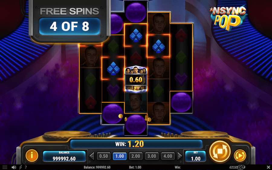 If 3 Scatter Symbols Land In View During The Base Game Play On Nsync Pop Video Slot, Then The Free Spins Feature Will Be Triggered