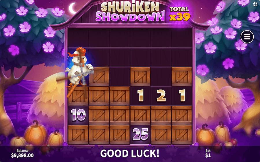 There Are 2 Bonus Features That Can Be Triggered On Nunchucks Chicken Video Slot