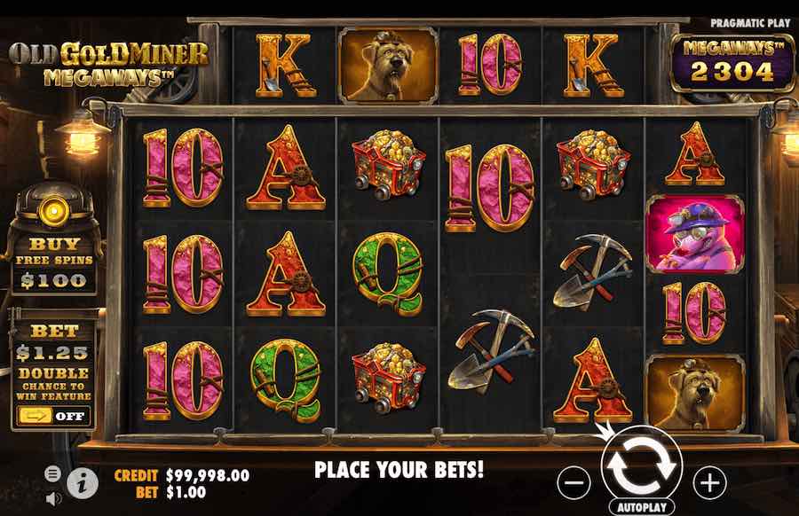 Win Up To 5,000x Your Bet On The Old Gold Miner Megaways Slot From Provider Pragmatic Play