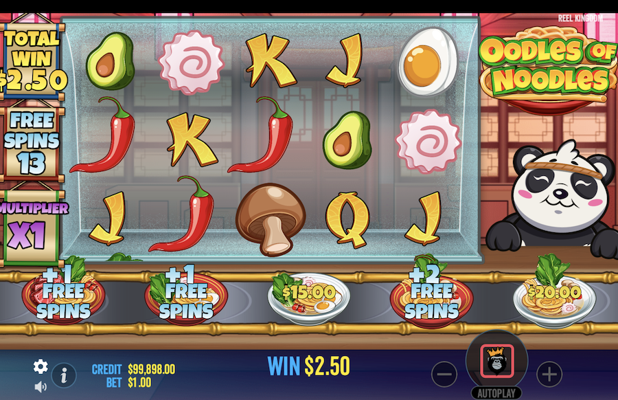 Oodles of Noodles Slot