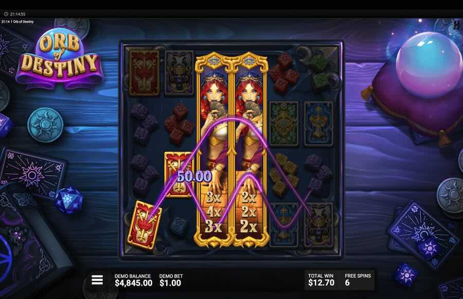 Orb Of Destiny Slot Free Spins Feature 