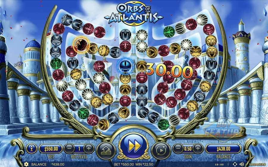 Trigger The Bonus Feature On Orbs Of Atlantis Video Slot And Win Up To 1000 Free Spins