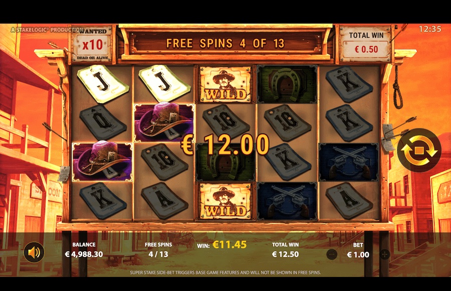 Outlaws Hunter Slot Free Spins Feature 