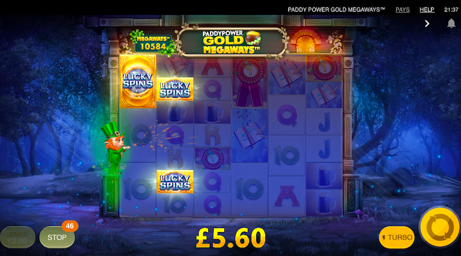 3 Or More Lucky Spins Symbols Will Award The Free Spin Bonus On Paddy Power Gold