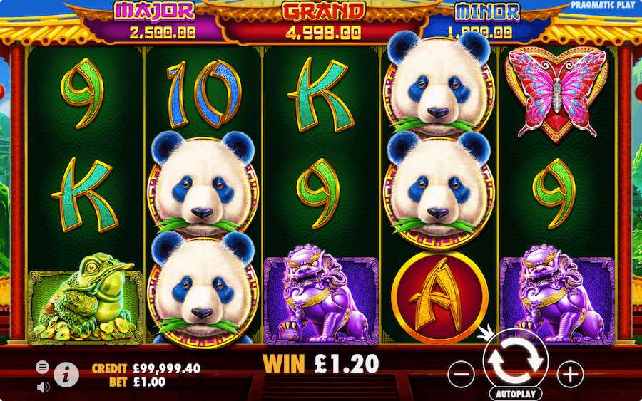 Play With 5 Reels, 25 Paylines, And Win Up To 5,000x Your Bet In Pragmatic Play's Panda's Fortune 2 Slot